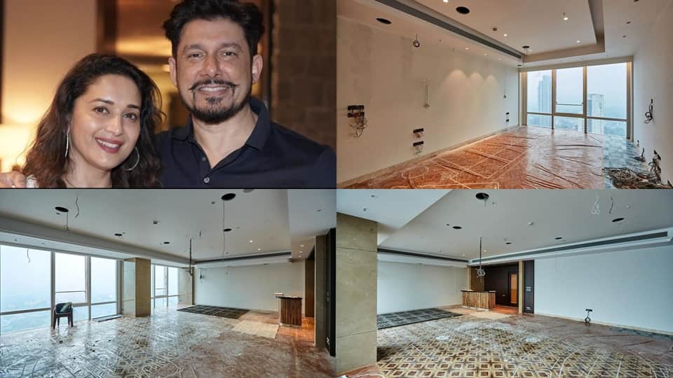 Madhuri Dixit And  Shriram Nene Rent Mumbai Home For rupees 12.5 Lakh A Month