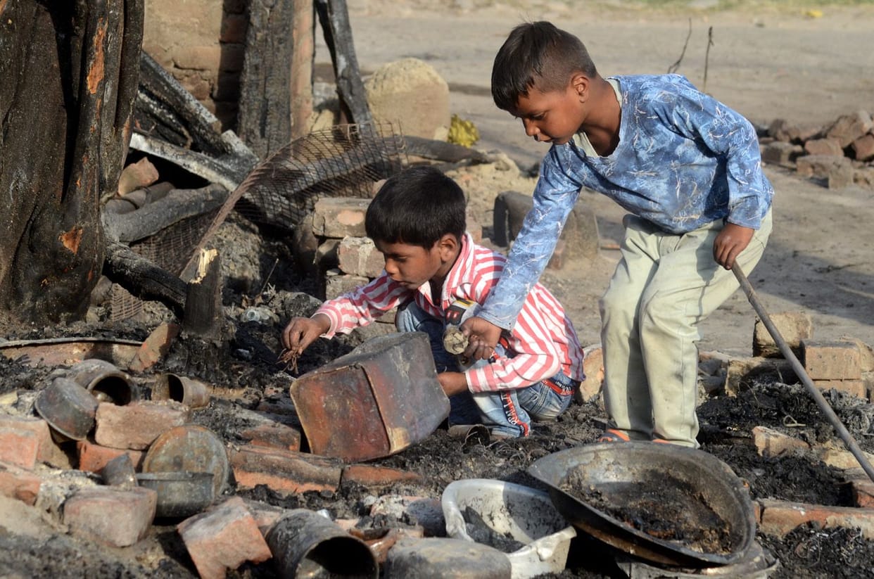 Roof of 36 families snatched in 25 minutes