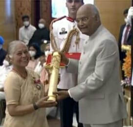 Dr. Madhuri Barthwal received Padma Shri award
