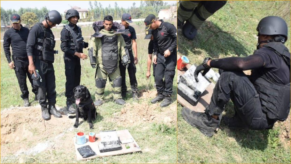NIA and NSG team arrived to investigate the case of hand grenade found in Ambala of Haryana