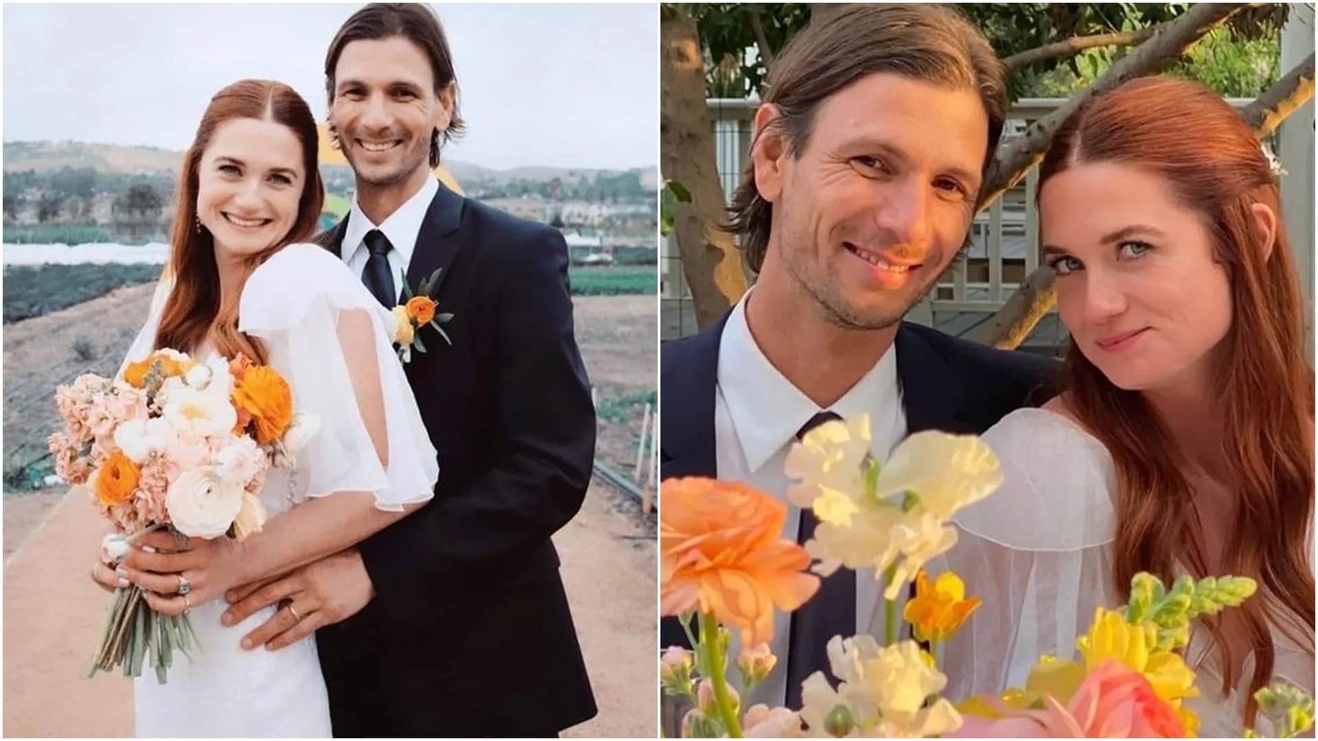 Harry Potter fame 31 years Bonnie Wright married with boyfriend Andrew Lococo