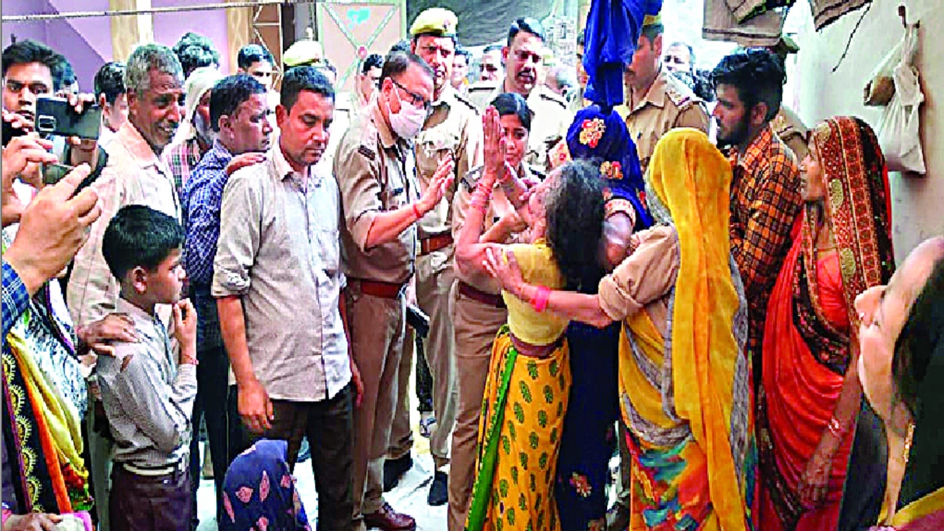 Bulandshahr Triple Murder Case father of Killer Balveer wept bitterly in front of police
