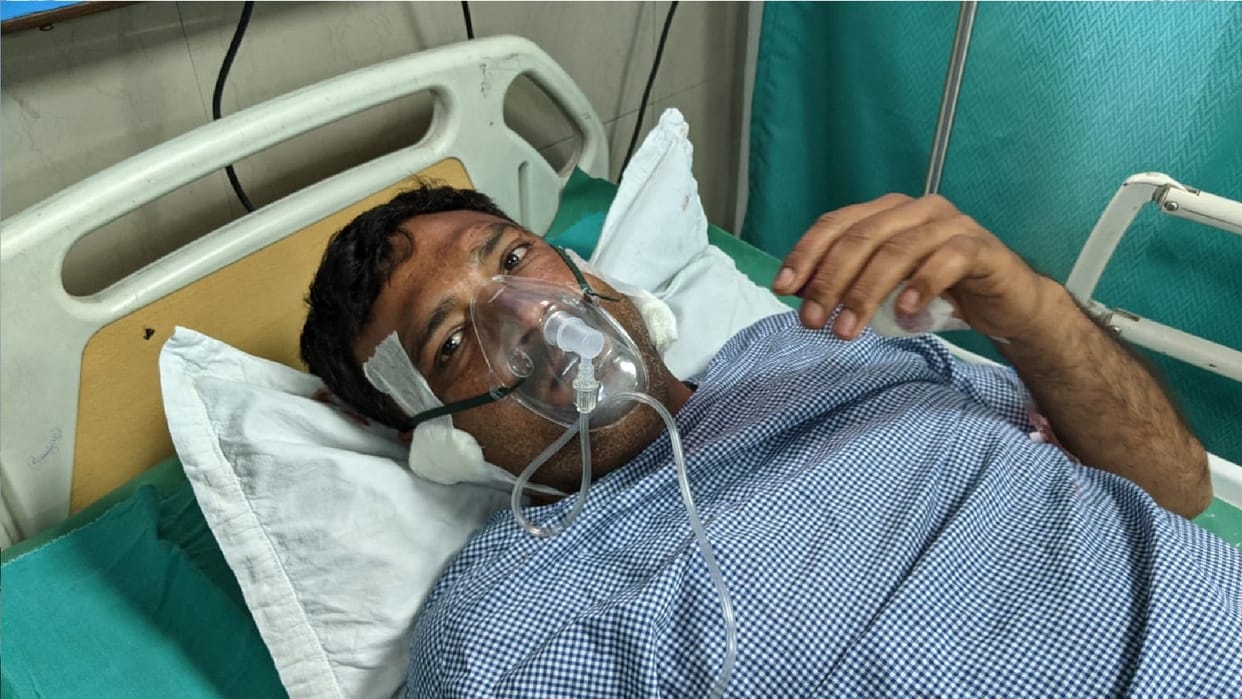 miscreants targeted young man lying on cot in Ghaziabad