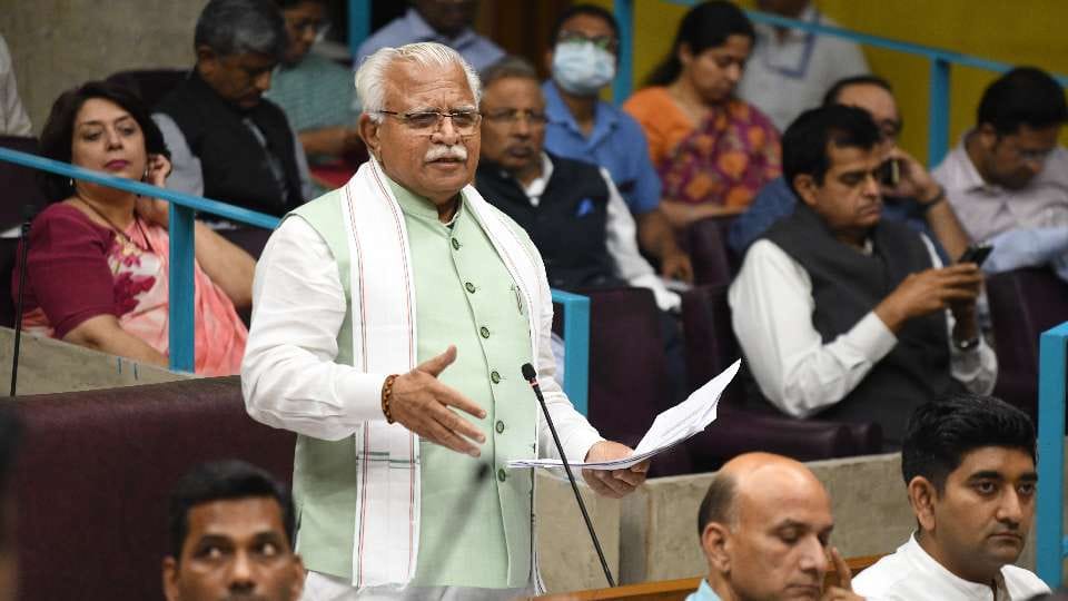Substandard construction material case in multi storey buildings raised in Haryana assembly