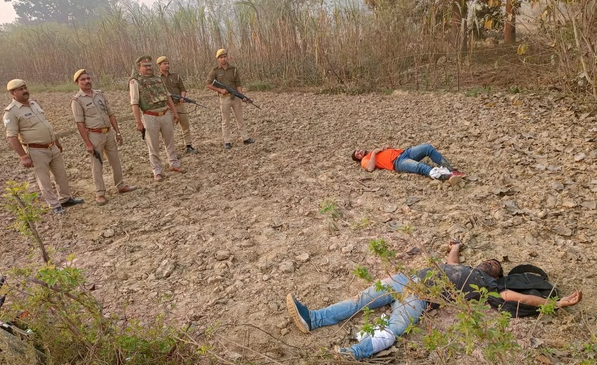 The miscreants got shot in the encounter, arrested