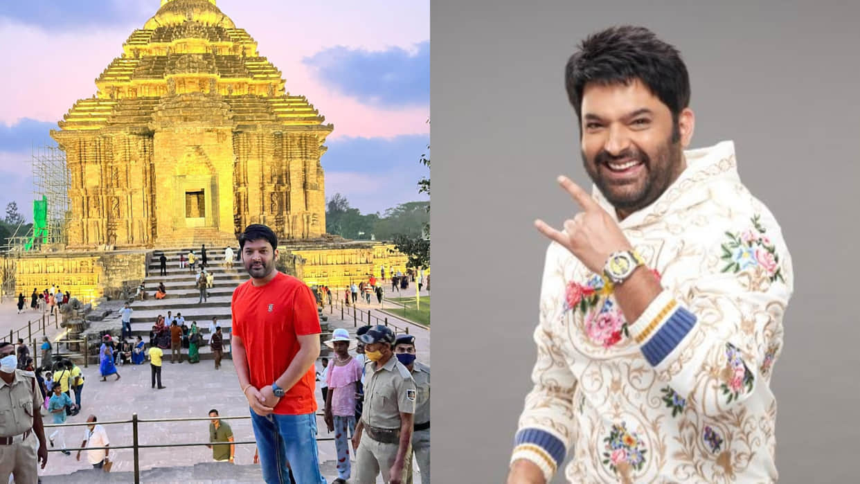 The Kapil Sharma Show Host Kapil Sharma visit Sun Temple in Odisha while filming for Nandita das Movie
