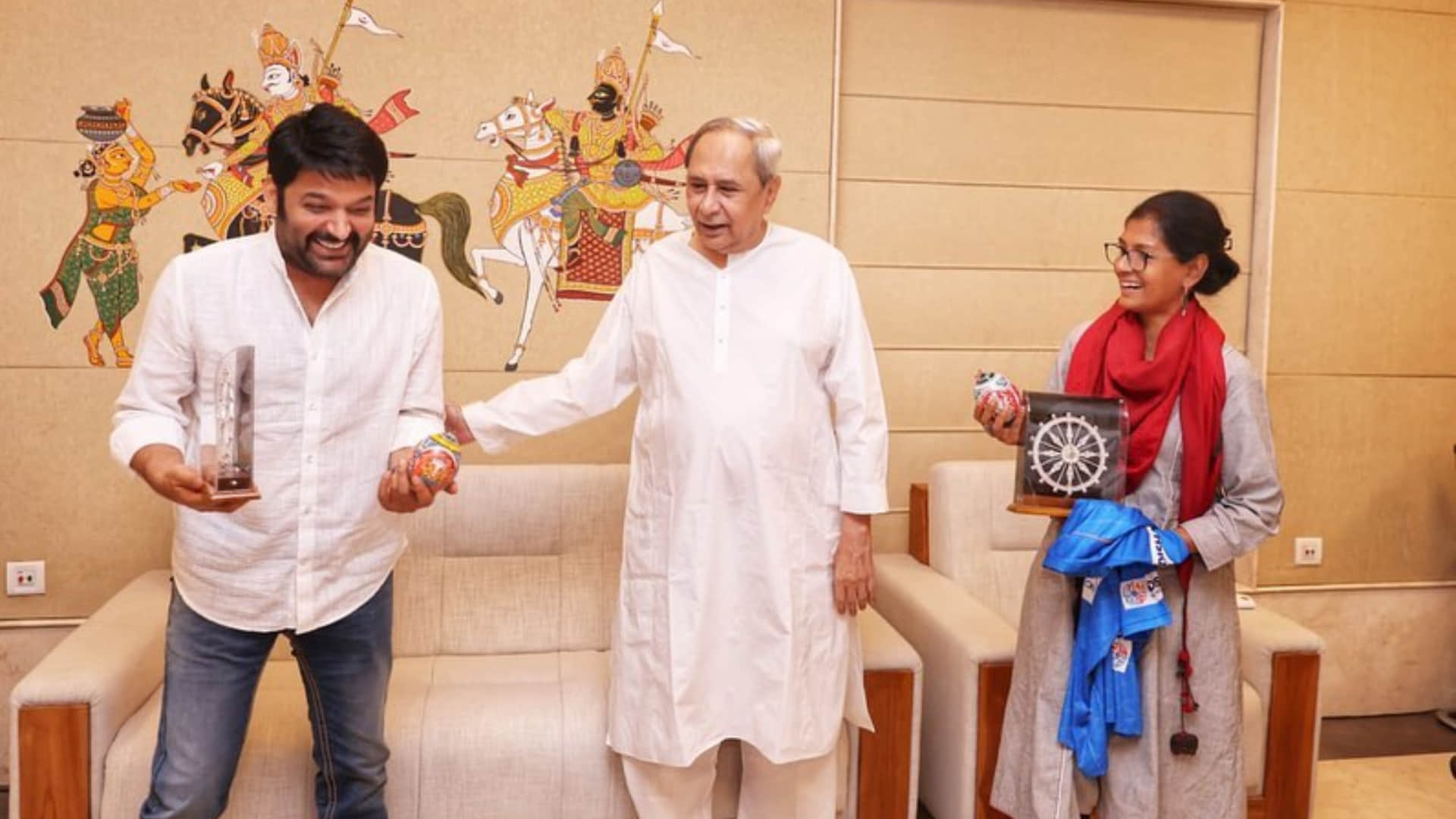 The Kapil Sharma Show Host Kapil Sharma visit Sun Temple in Odisha while filming for Nandita das Movie