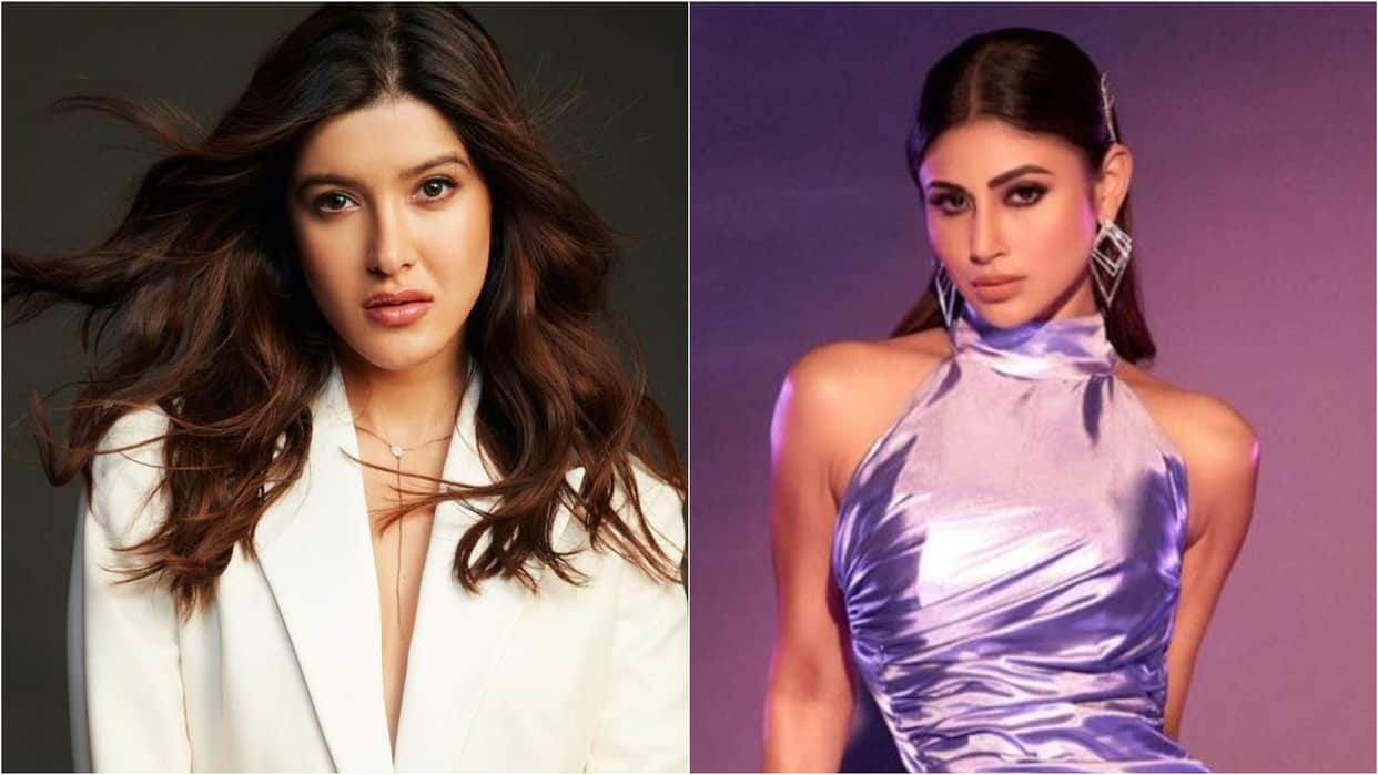 fashion faceoff shanaya kapoor mouni roy wears green thigh high slit dress look sizzling