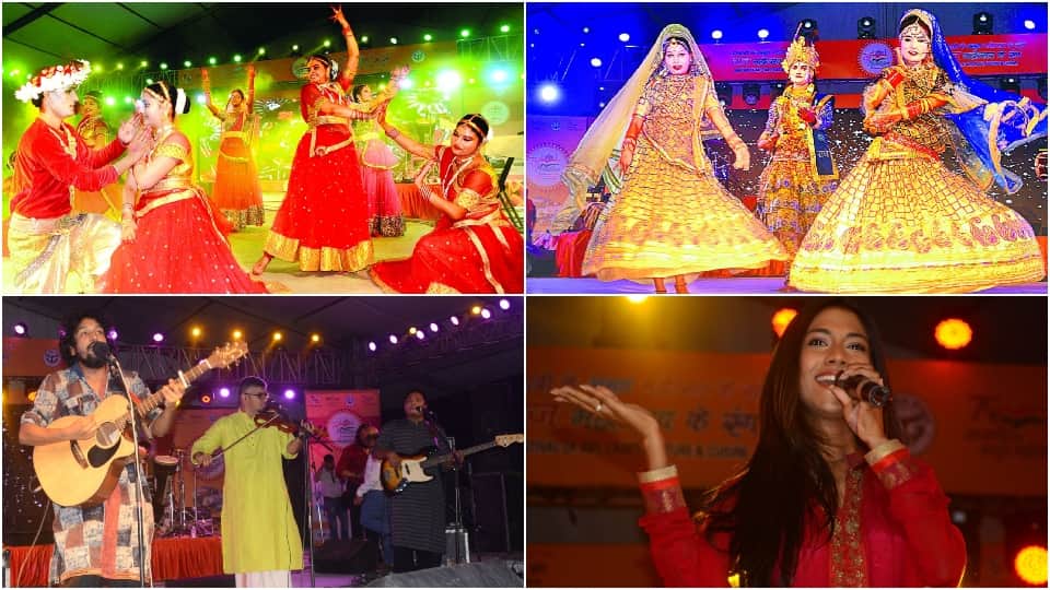 Mumbai Kabir Cafe Band performed in taj mahotsav Agra