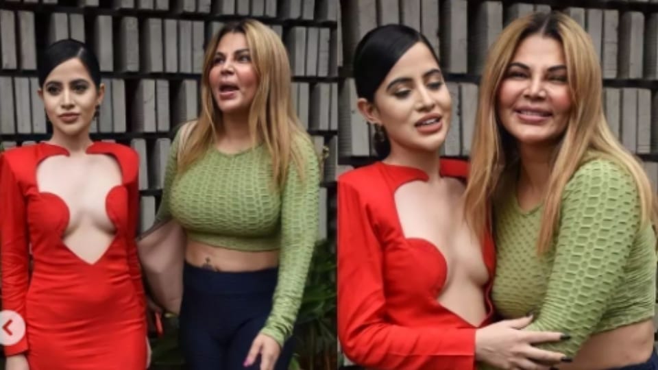 Rakhi Sawant shocking comment after seeing Urfi Javed red bold dress