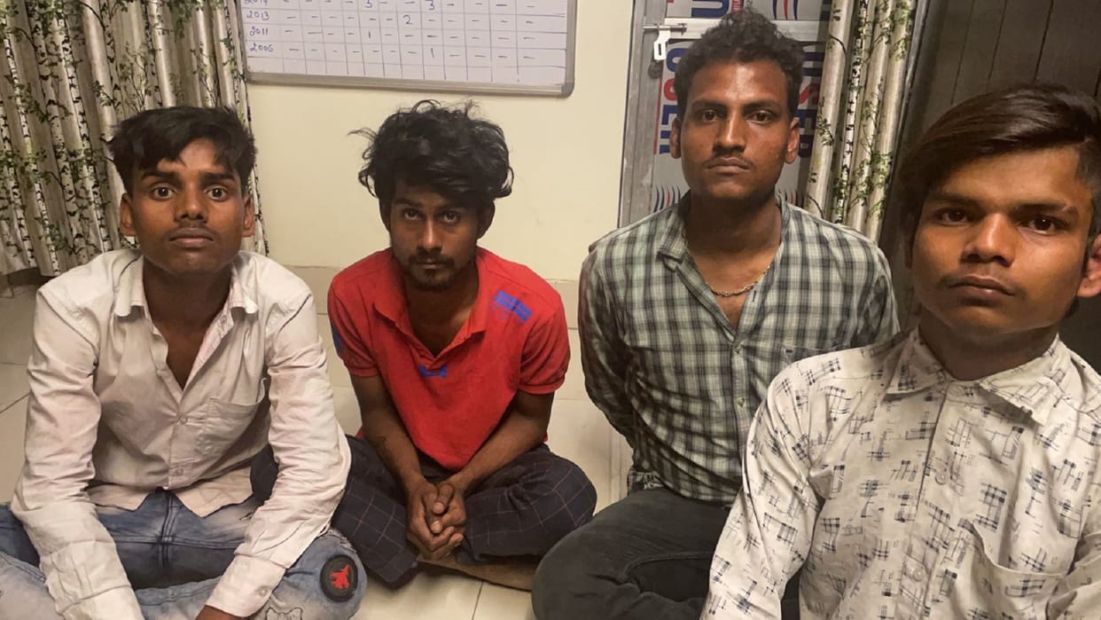 Two lakh robbery case from biscuit trader exposed, four accused including servant arrested