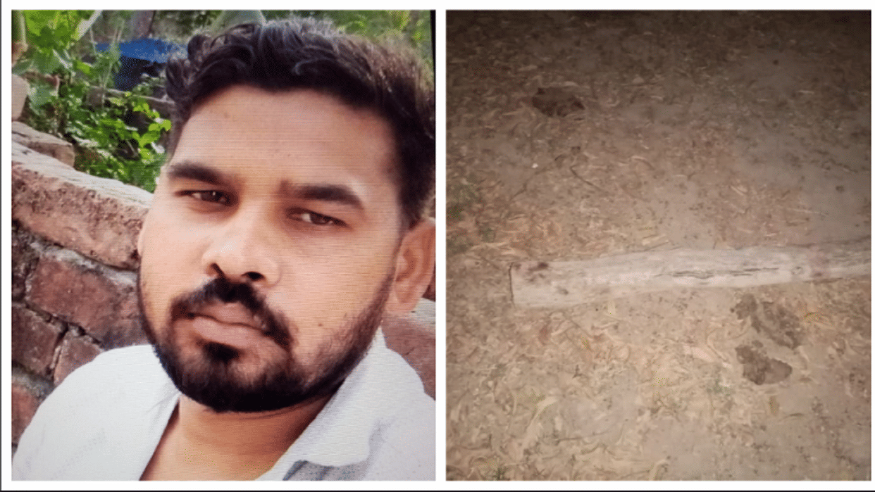 Murder in varanasi A young man returning after giving milk was attacked with a piece of bat