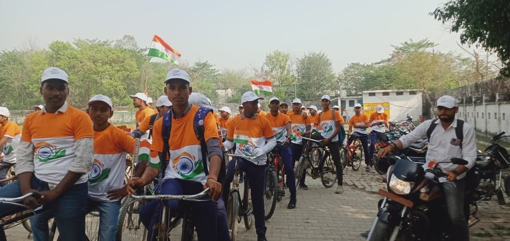 tiranga yatra conduct on sahidi diwas