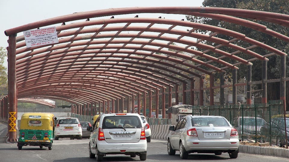 both the carriageways of the ashram underpass opened