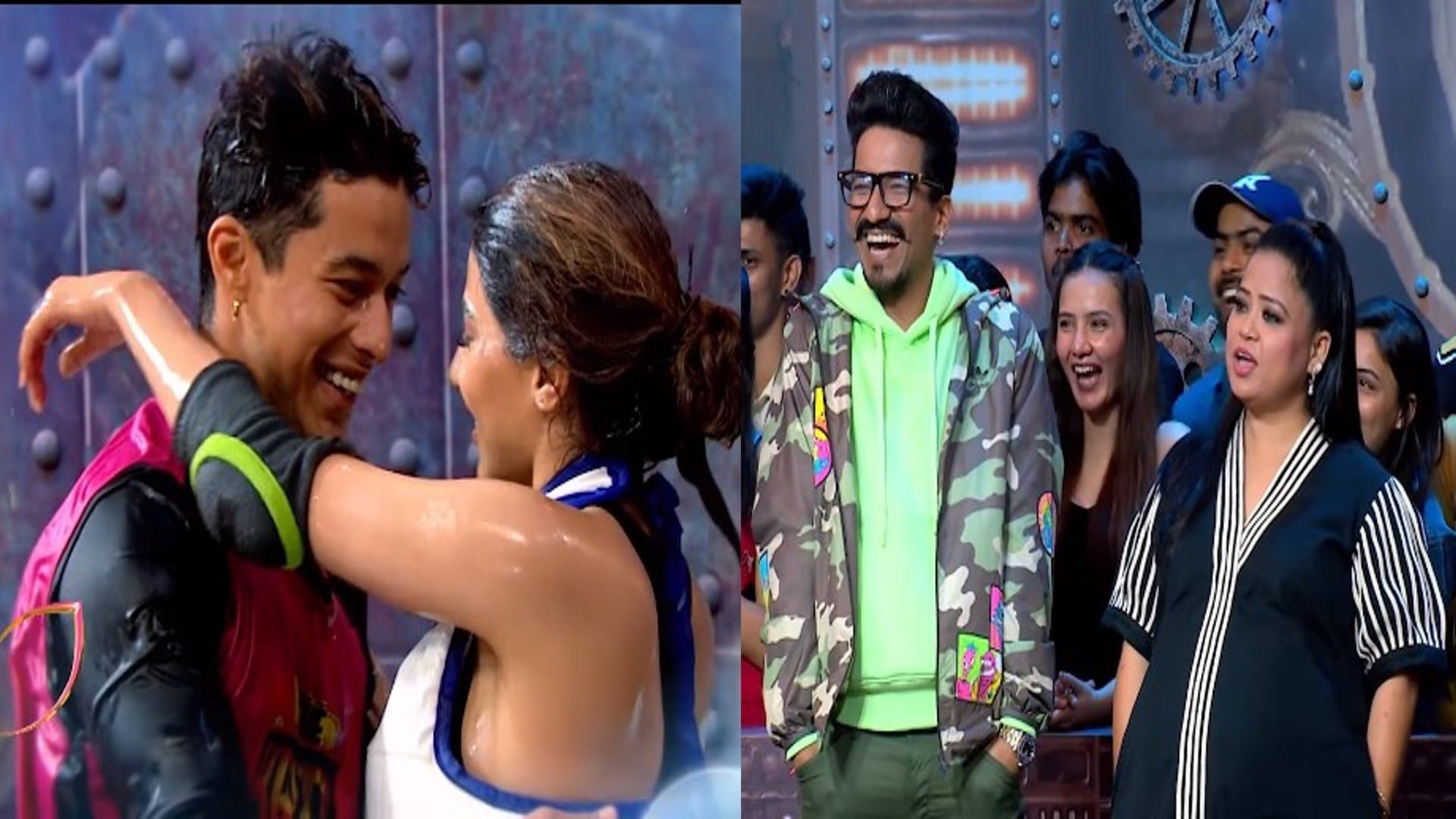 the khatra khatra show Bharti Singh shocked to see Nikki Tamboli romance with Prateek Sahajpal