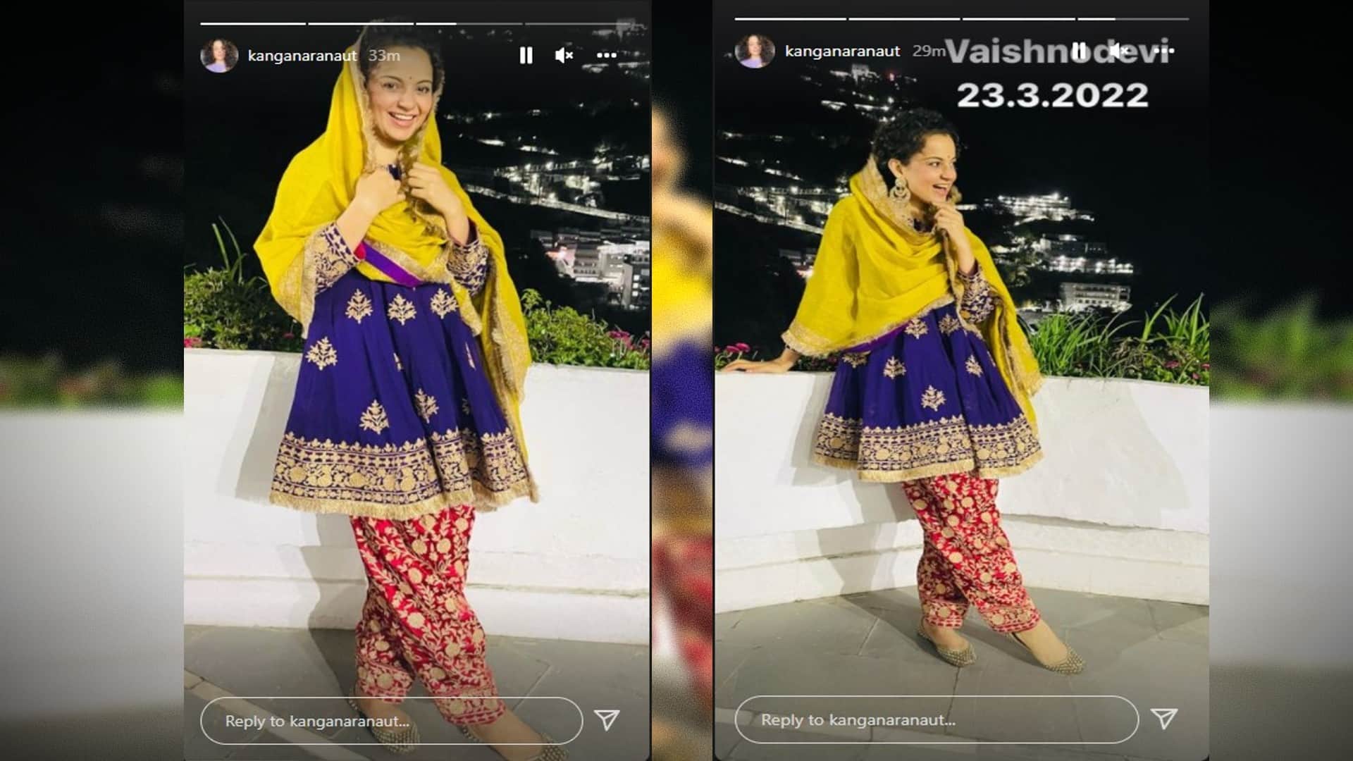 Kangana Ranaut took the blessings of maa Vaishno devi on the occasion of her birthday