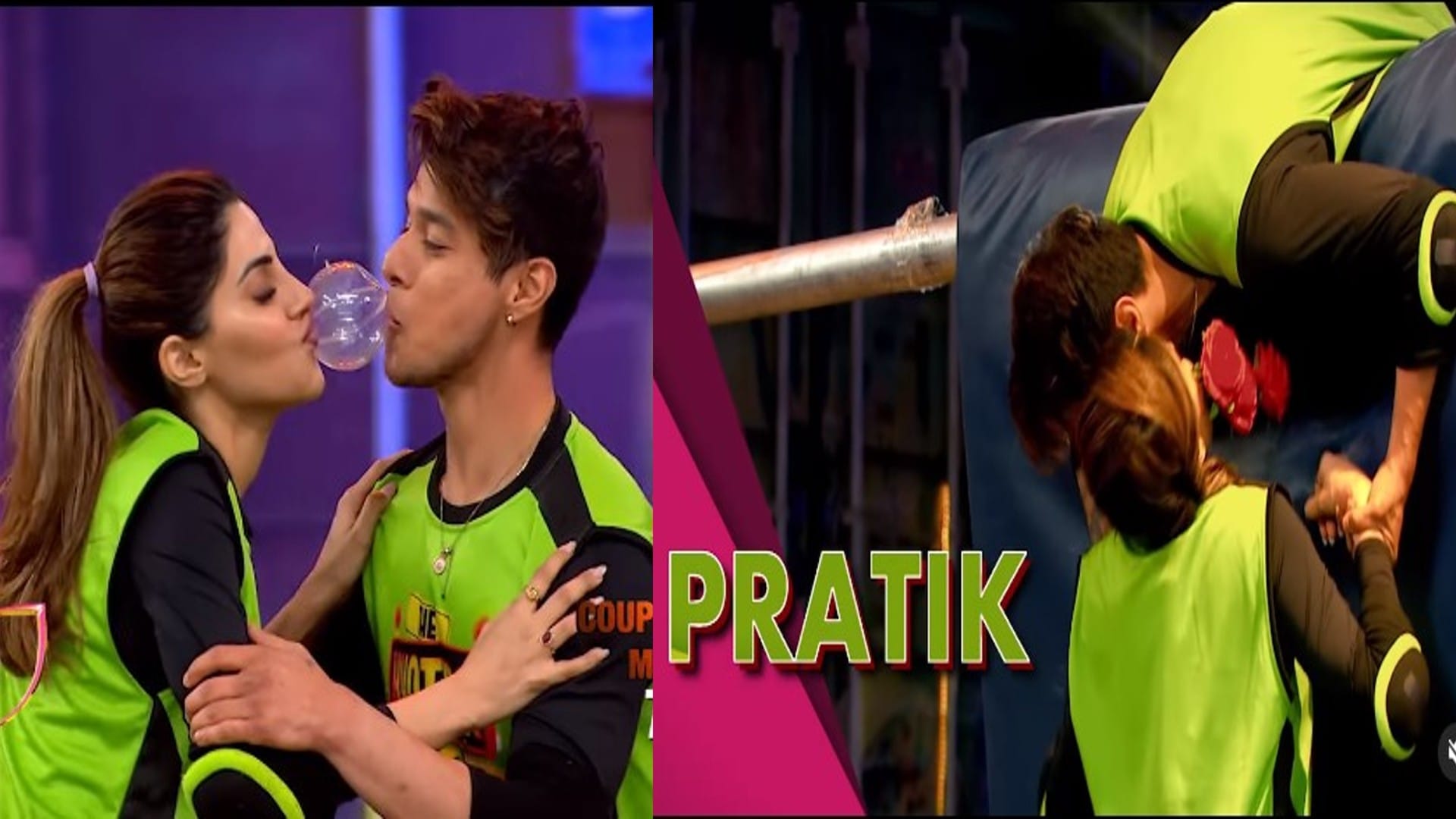 the khatra khatra show Bharti Singh shocked to see Nikki Tamboli romance with Prateek Sahajpal
