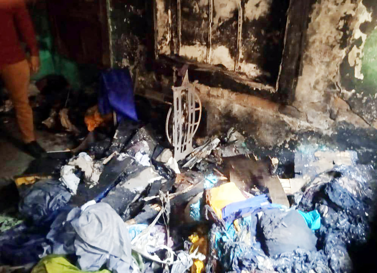Fire breaks out in readymade garments factory