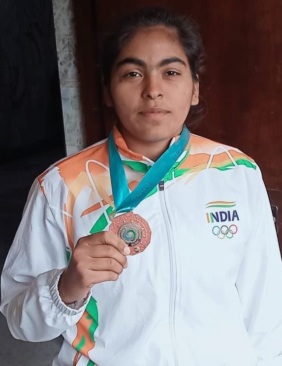 Manpreet Kathwad won bronze medal in Kurash competition