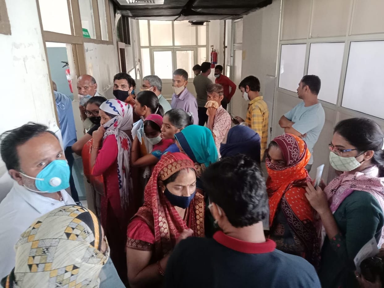 Viral patients increased, OPD crowded