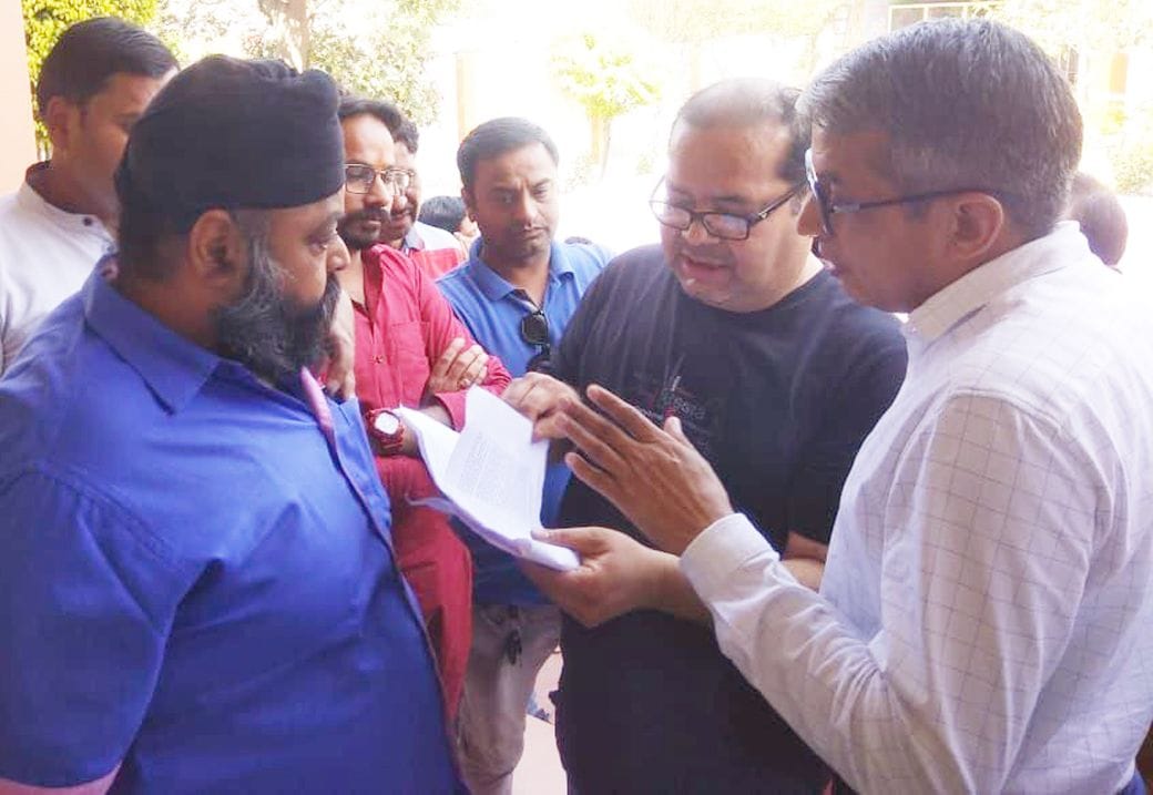 Parents created a ruckus in protest against stopping the results of the students