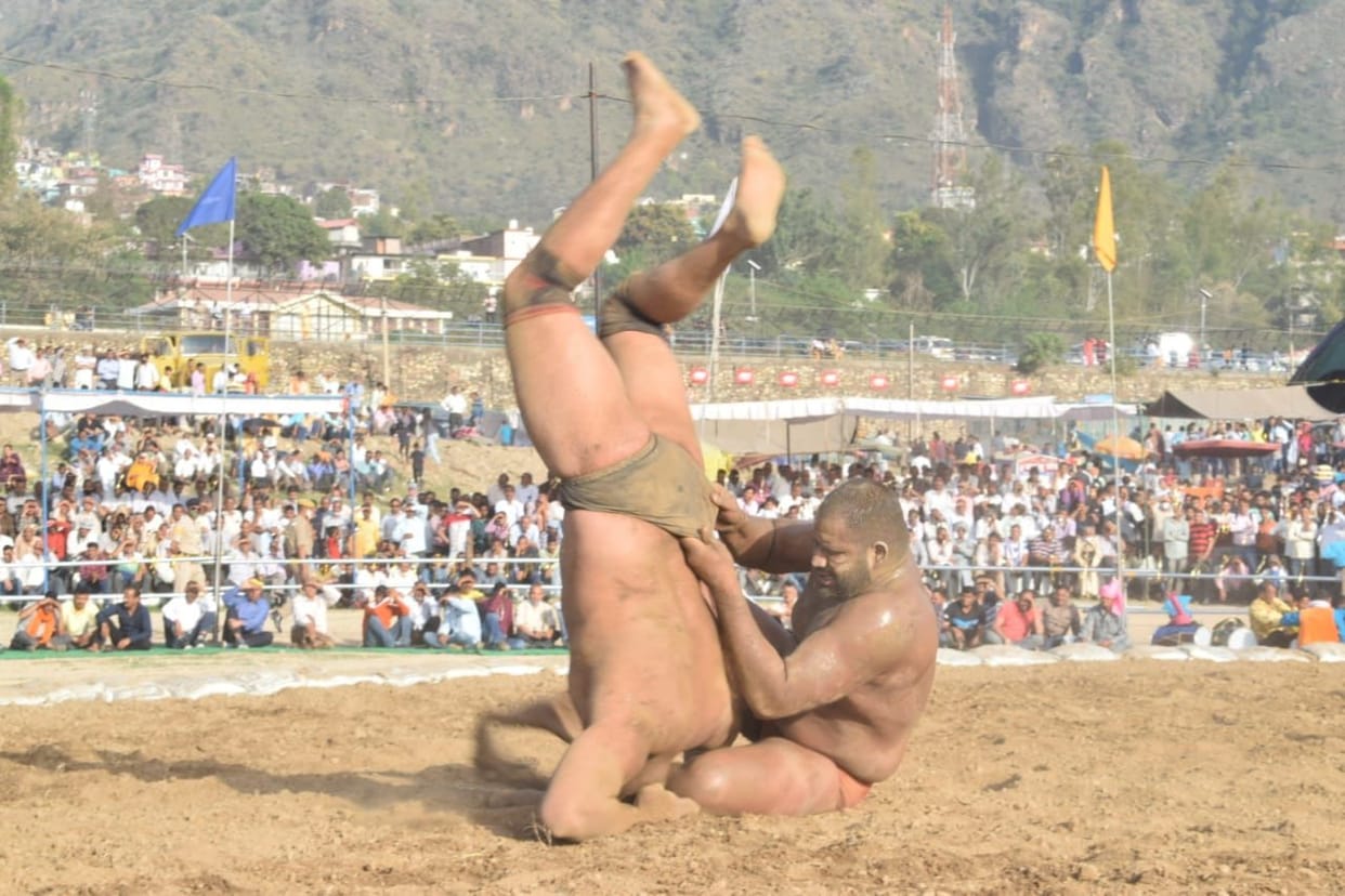 wrestling in fair