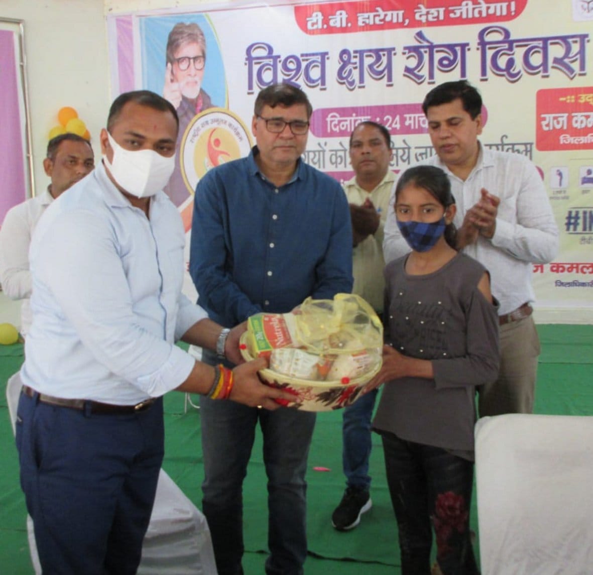 Seven hundred patients of TB adopted