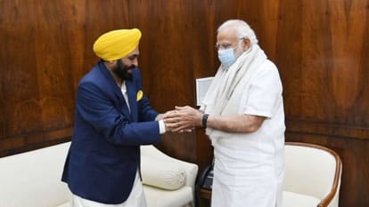 Punjab CM Bhagwant Mann met PM Narendra Modi