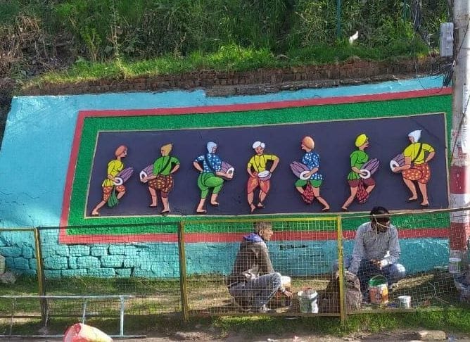 Beautification in Full swing at Ranikhet Cantt