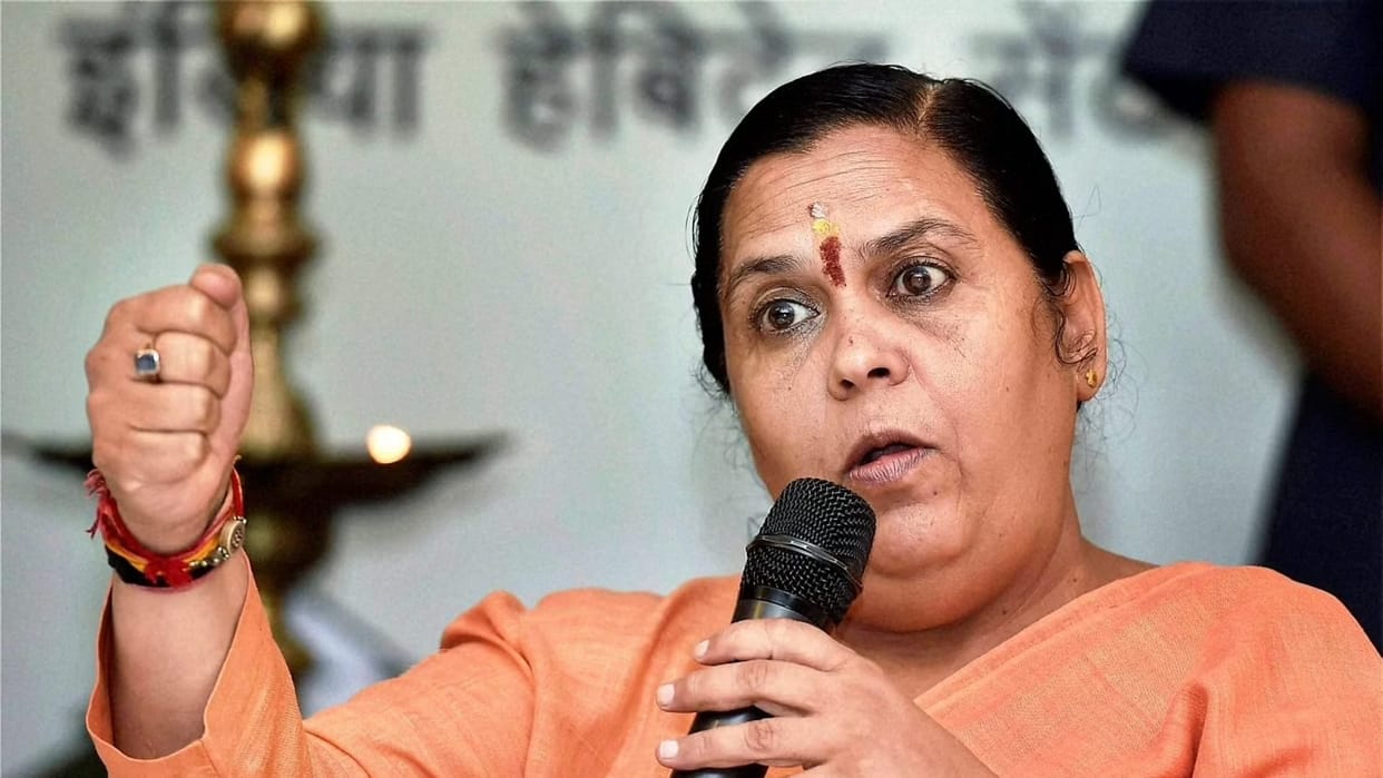 MP News: Uma Bharti's U-turn on prohibition, said this big thing about CM Shivraj