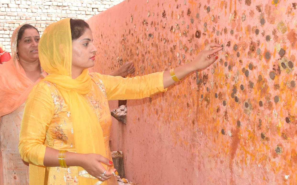 Two years after the Corona period, devotees gathered in the ancient Sheetla Mata temple