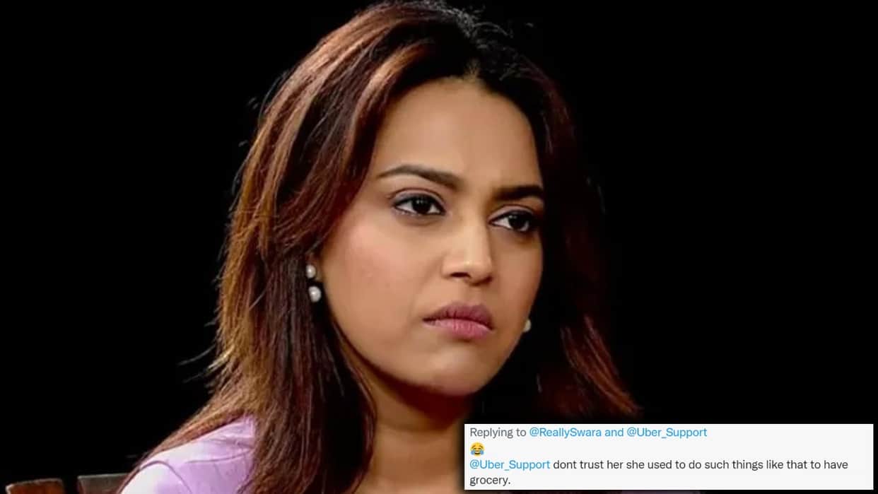 uber cab driver stole Swara Bhasker all grocery in Los Angeles