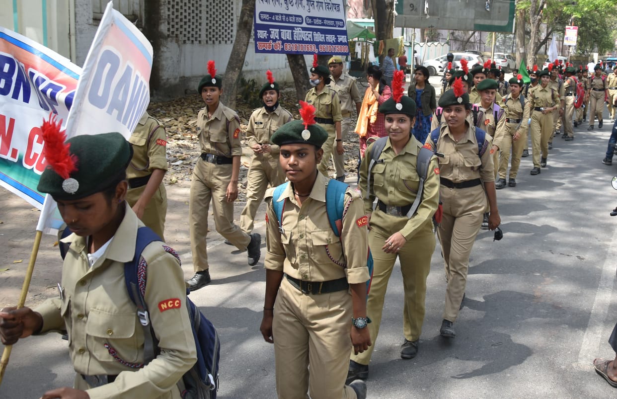 Inquilab Zindabad echoed in the tricolor yatra