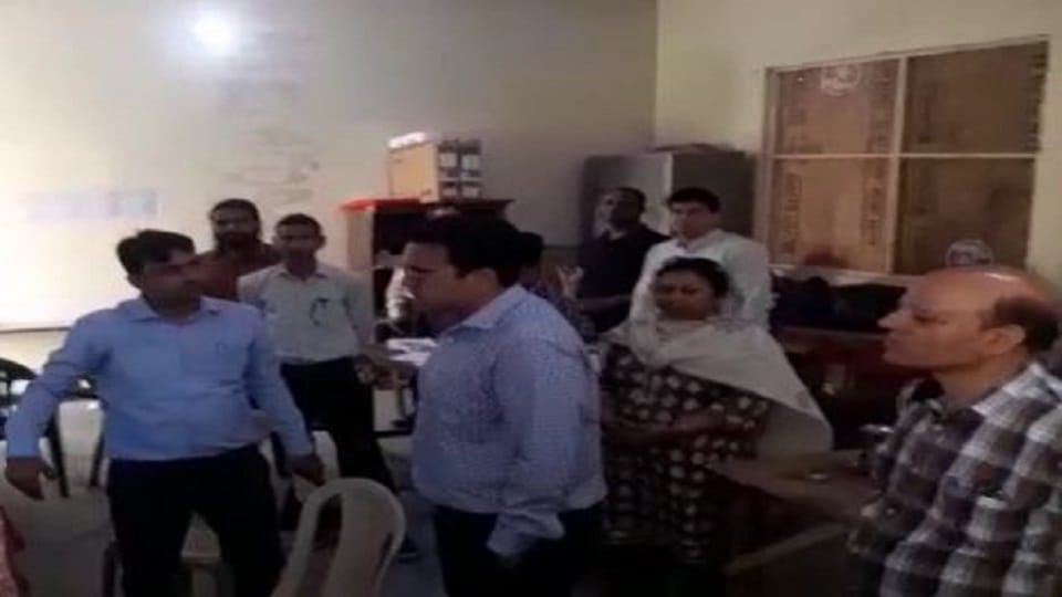 UP board Exam 2022 student caught for taking exam on behalf of other candidate in mathura
