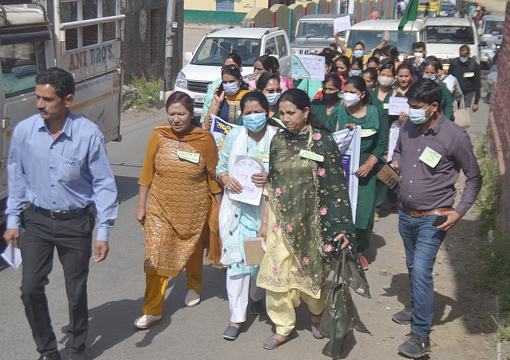 Nahan resonates with the slogans of 'TB Harega, Desh Jeetega'