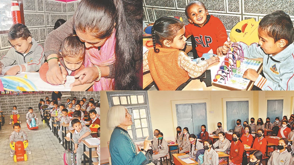 amar ujala shiksha abhiyan 95 percent attandance in schools in shimla himachal pradesh