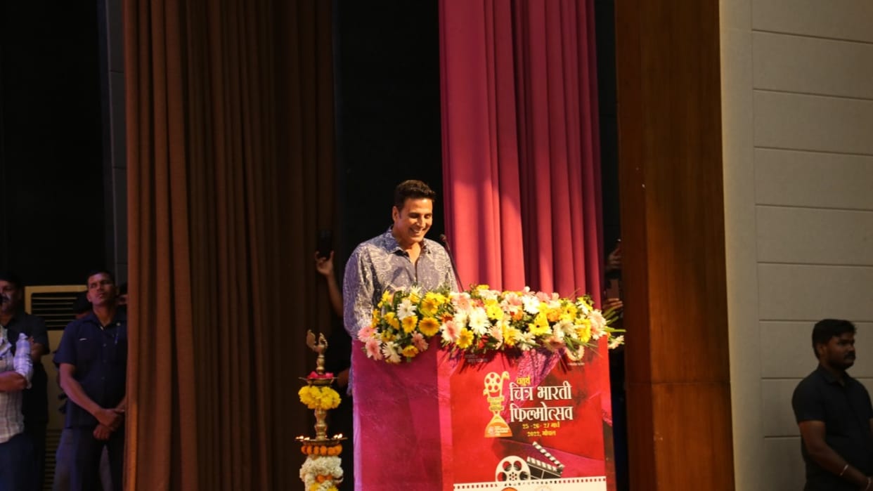 Bhopal: At the Chitra Bharati Film Festival, Akshay said – The painful truth of the country shook everyone in The Kashmir Files.