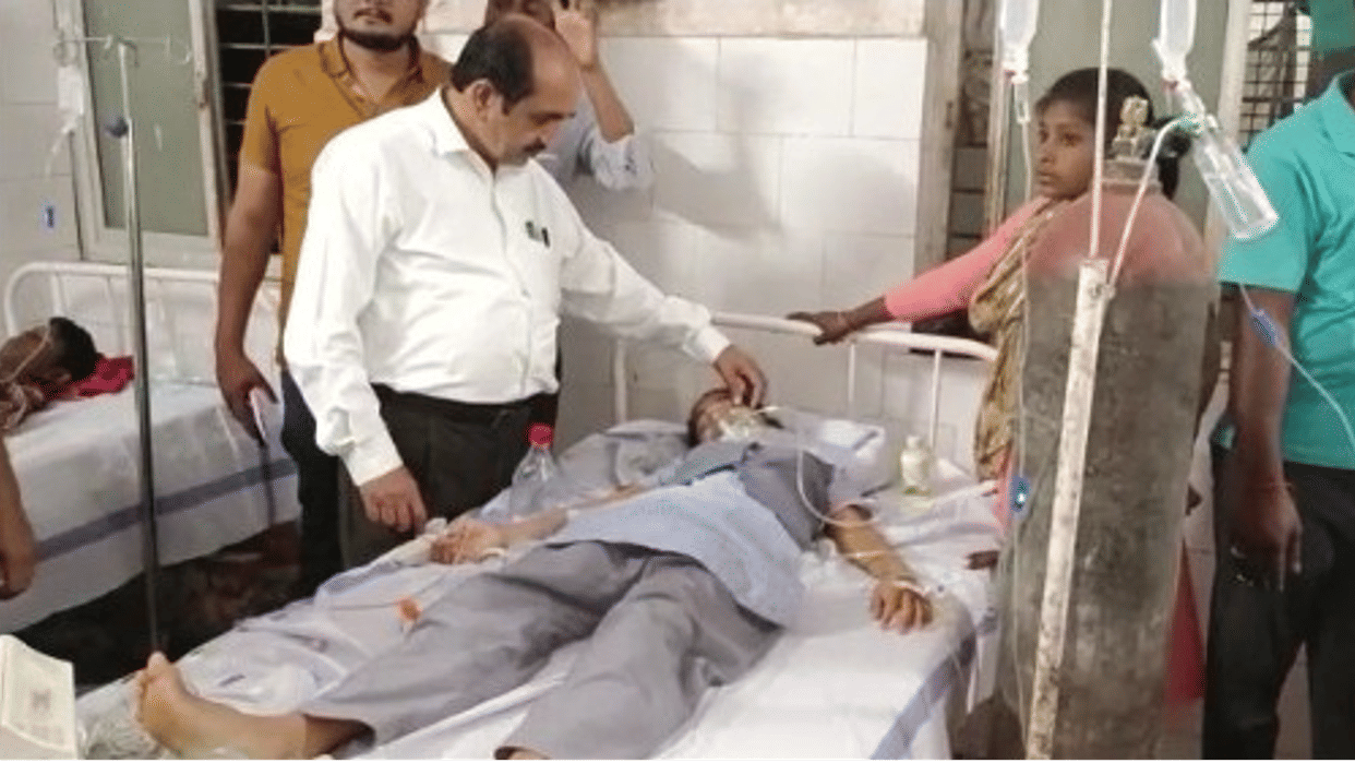 Satna: After applying Corbivax, the health of 12 children deteriorated, due to lack of doctor in the hospital, the family members were worried