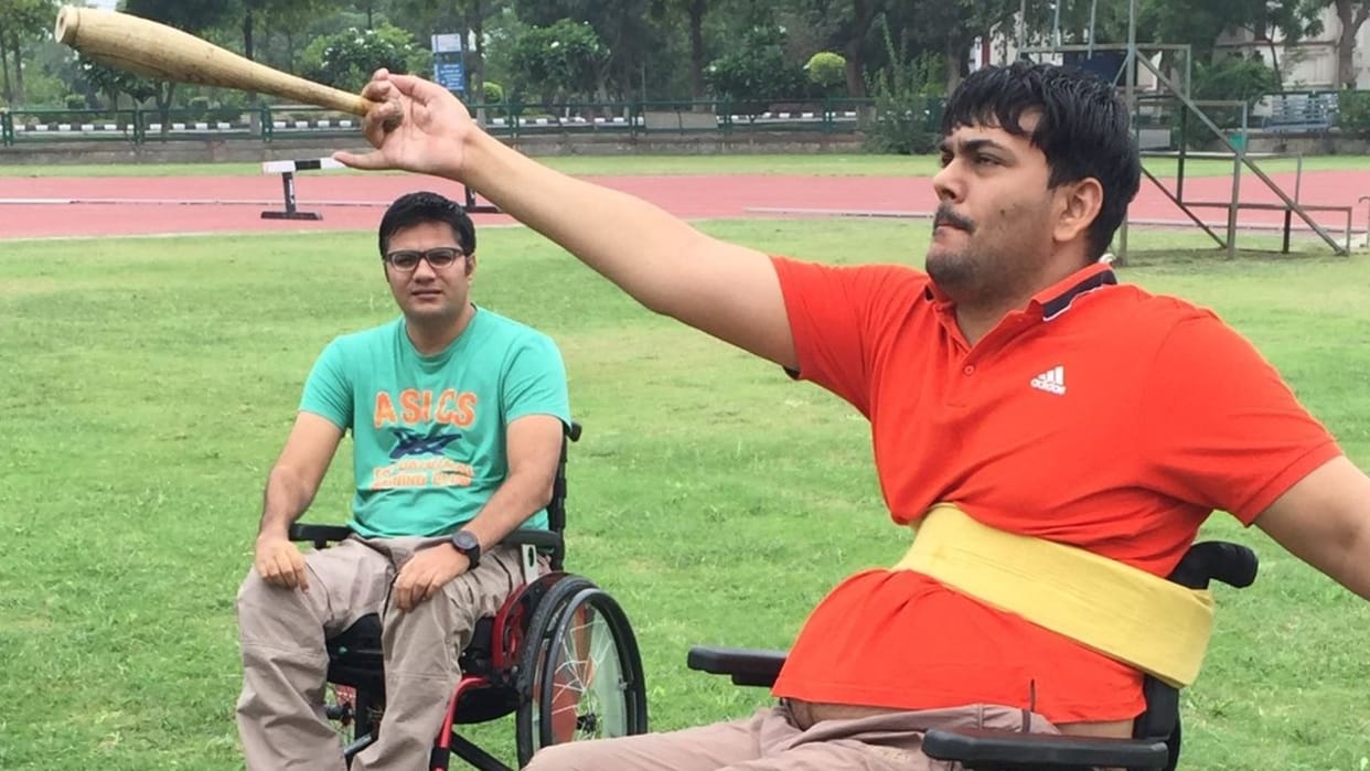 Dharambir Nain from Haryana won two silver medals in the World Para Athlete Grand Prix competition