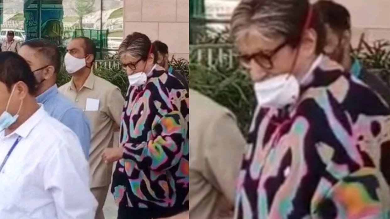 Amitabh Bachchan reached Uttarakhand, crowd of fans at Jolly Grant airport