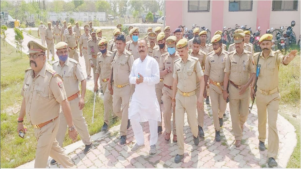 Former MLA Vijay Mishra appeared in court amid tight security in Bhadohi, charges framed in gang rape case