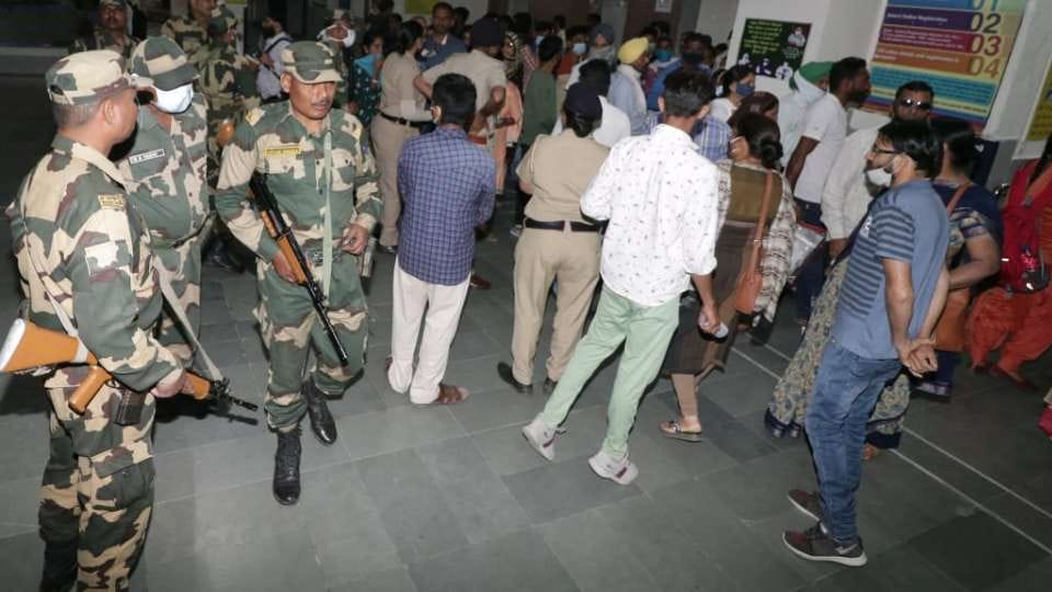Contract Employees strike in PGI Chandigarh