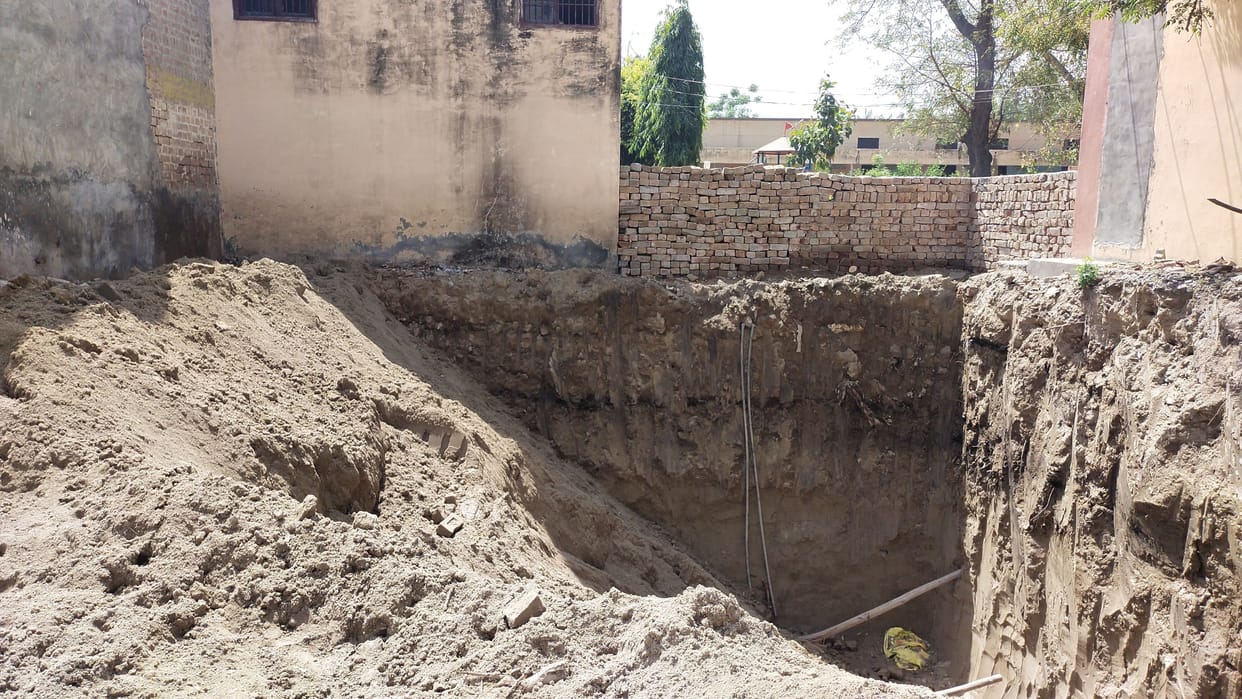 Construction of disposal tank stopped, pit closed