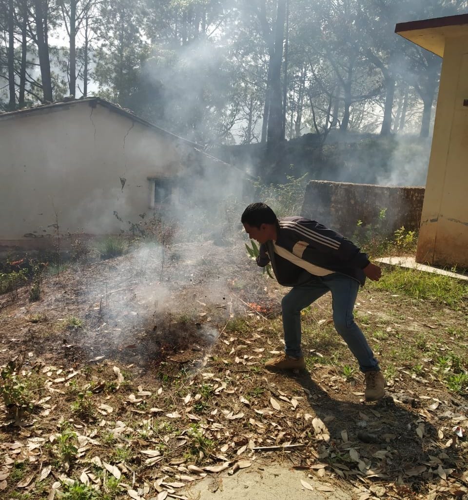 Forest Fire in Pithauragarh