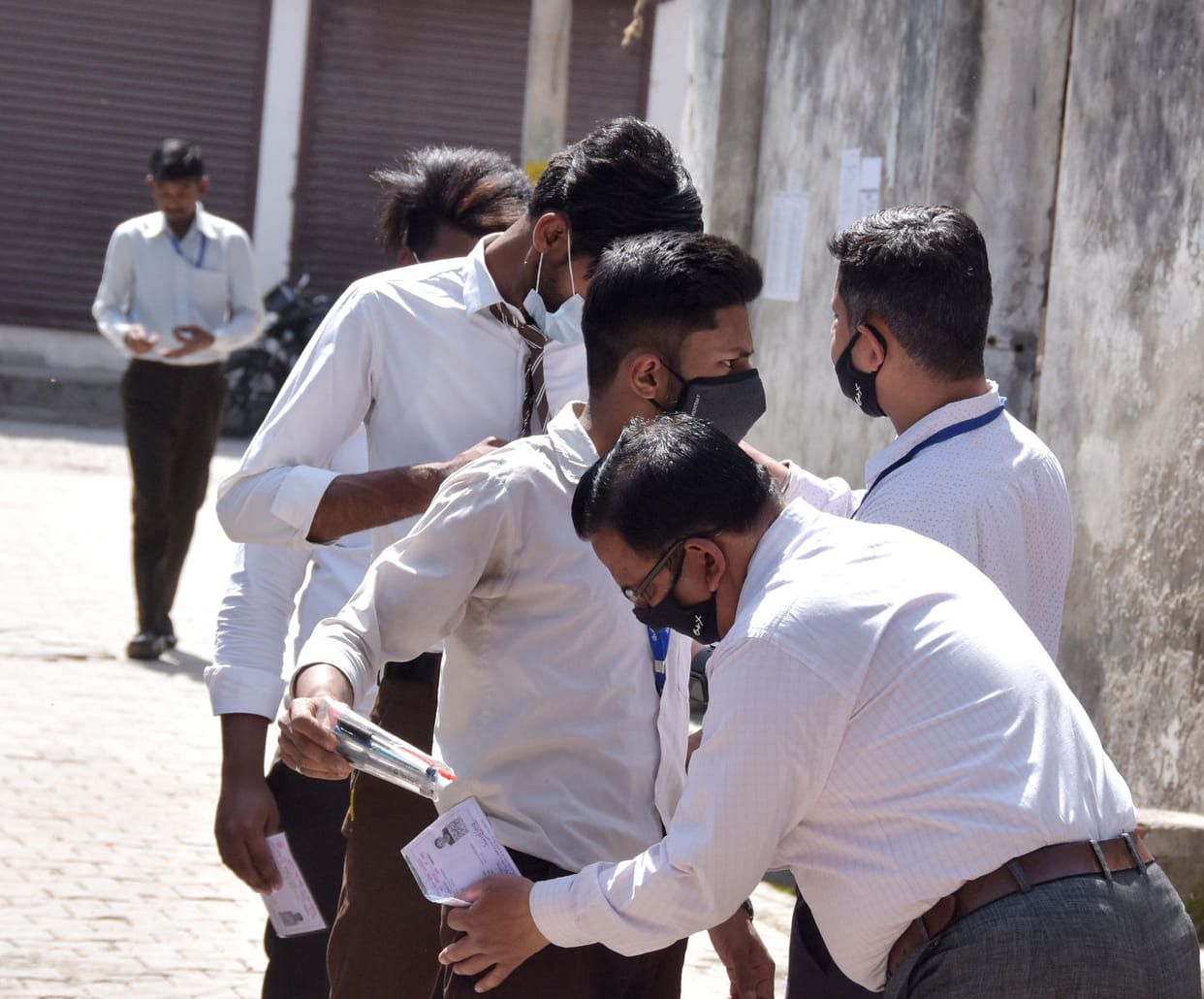 On Friday in the district, 1641 candidates gave board examination