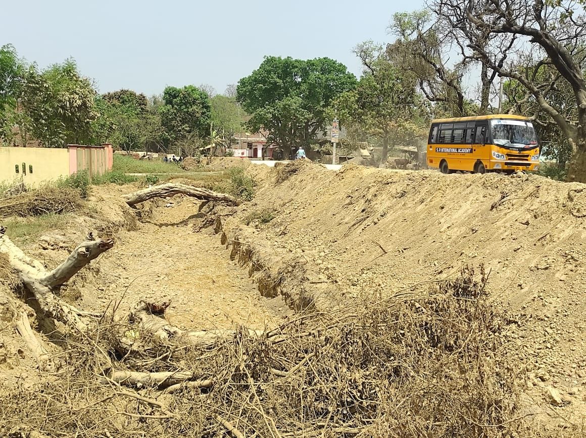 diging of land