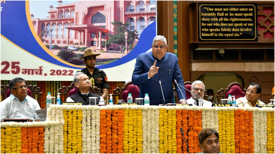 A person sitting on post of governor cannot be weak says West Bengal Governor Jagdeep Dhankhar