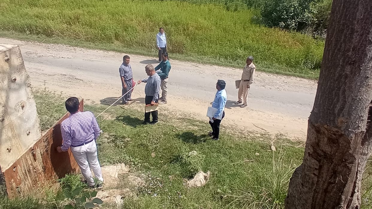 Removal of illegal occupation on railway land