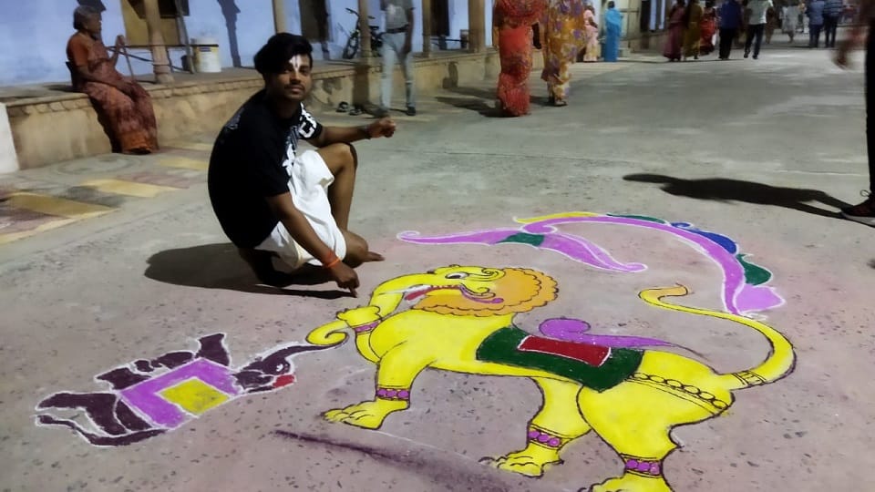 lord ranganatha 10 days Brahmotsavam celebration in vrindavan