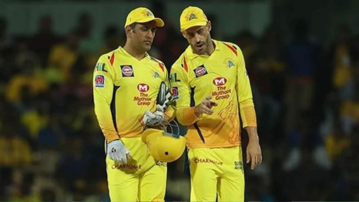 RCB new captain Faf Du plessis says fortunate to play under Dhoni for long time